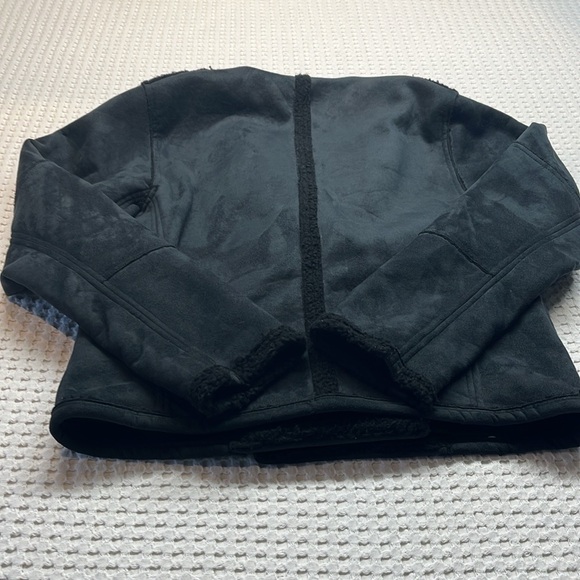Women’s New Balance Sued Jacket Size S Black - Picture 10 of 14
